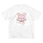 Anela’Eheuの天使のうさぎハピバニちゃん Big T-Shirt