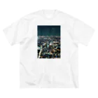 PhotoCollé フォトコラージュのNightScape・東京夜景  ビッグシルエットTシャツ
