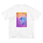 PhotoCollé フォトコラージュのBalloon・色彩風船  ビッグシルエットTシャツ