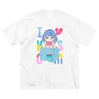 まむねむこのかごらぶ ビッグシルエットTシャツ