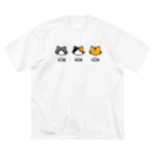 Pのねこ三兄弟 Big T-Shirt