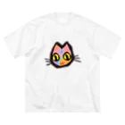 まみおデザインのカラフルニャンコ Big T-Shirt