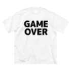 TOKYO LOGOSHOP 東京ロゴショップのGAMEOVER-ゲームオーバー- ビッグシルエットTシャツ