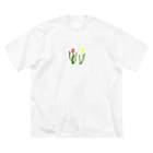 palm_08のチューリップ ビッグシルエットTシャツ