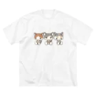 ねことおひるねのいい夢みてね ビッグシルエットTシャツ