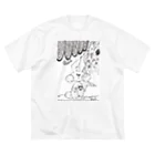 【Yuwiiの店】ゆぅぅぃーのうさ恋★白黒に〠恋してる Big T-Shirt