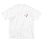 TakeWheelのデフ　耳が聞こえない ビッグシルエットTシャツ