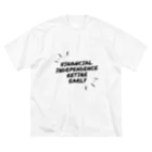 fire_makerのFIREシンプルロゴ ビッグシルエットTシャツ