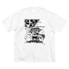 chimamusubiのセミオーダーイラスト商品見本 Big T-Shirt