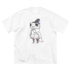 MIKAERUのナメハダタマオヤモリさん ビッグシルエットTシャツ