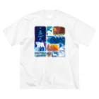 みなとまち層の北極圏の動物たち Big T-Shirt