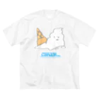 とこやまるの溶けゆくアイス ビッグシルエットTシャツ