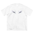 雪尾紺/YukioKonのキツネノメ ビッグシルエットTシャツ ビッグシルエットTシャツ