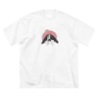 ふくはな工房のいたずらうさぎ ビッグシルエットTシャツ