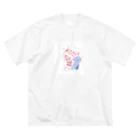 girls girls girlsのhungry girl ビッグシルエットTシャツ