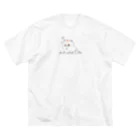 ジーナショップ(たぬき多め)の草むらたぬき ビッグシルエットTシャツ