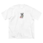 puppy puppyのお買い物メモを見返すこあらくん ビッグシルエットTシャツ