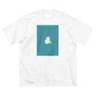 inko andのはつ雪 ビッグシルエットTシャツ