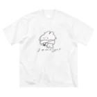 ちょこ🍙おにぎり販売中！のさむさむうさおに ビッグシルエットTシャツ