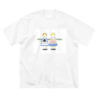 tokitokiya-egnetのまたね猫 ビッグシルエットTシャツ