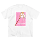 Kimumomoの休みたい柴ちゃん ビッグシルエットTシャツ