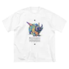 どうぶつのホネ、ときどきキョウリュウ。のスティラコサウルス Big T-Shirt