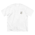 vishowの美照の招きねこ　福にゃん ビッグシルエットTシャツ