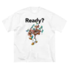 ONIGIRI △ MGの【NEM】 Ready? ビッグシルエットTシャツ