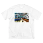 GALLERY misutawoのドイツ ベルリン中央駅のホーム Big T-Shirt