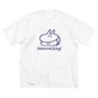 イタズラうさぎのイタズラうさぎ_Point_W ビッグシルエットTシャツ