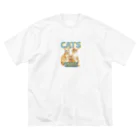 Yaongi_Factoryの3cats ビッグシルエットTシャツ