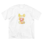 気分すこぶるいいのウサギ ビッグシルエットTシャツ