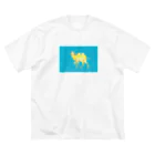 Torinomaの黄色い駱駝さん ビッグシルエットTシャツ