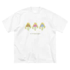 bonnnun ﾎﾞﾝﾇﾝのunnpopo ｳﾝﾎﾟﾎﾟ ビッグシルエットTシャツ