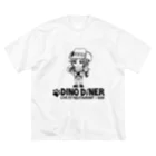 DINO DINERのアケミちゃんロゴ ビッグシルエットTシャツ