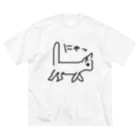 ののの猫屋敷の【ふらんすぱん】 ビッグシルエットTシャツ