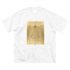 X-Artのレオナルド・ダ・ヴィンチ / ウィトルウィウス的人体図 ビッグシルエットTシャツ