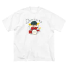 rurugirlのdrummerメガネ君 ビッグシルエットTシャツ