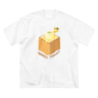 スロータイプ書店 Slowtype BooksのHONEY TOAST ハニートースト 247 ビッグシルエットTシャツ