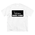 GainaのGood Vibes ビッグシルエットTシャツ