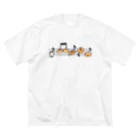 とことこ(パンの人)のパンの五線譜 ビッグシルエットTシャツ