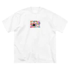 COASアート/ハンドメイドの猫あつめ Big T-Shirt