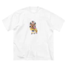 miiinaのMASKの人達　4 ビッグシルエットTシャツ