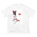 airistoreのハートガールちゃん ビッグシルエットTシャツ