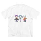 漬けマグロの神バンド ビッグシルエットTシャツ