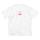 れもちゃんのいきてるおにぎり（ポッポー） ビッグシルエットTシャツ