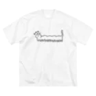 斎藤田中 のパノラマ失敗ねこ ビッグシルエットTシャツ