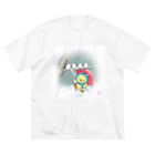 dragonpinkのぴーちゃんシリーズ ビッグシルエットTシャツ