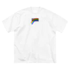 🌈🦋230ASMR 🦋🌈の230ASMR バーコードロゴ ビッグシルエットTシャツ