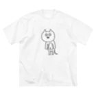 マッハナイスガイのくず猫（大） ビッグシルエットTシャツ